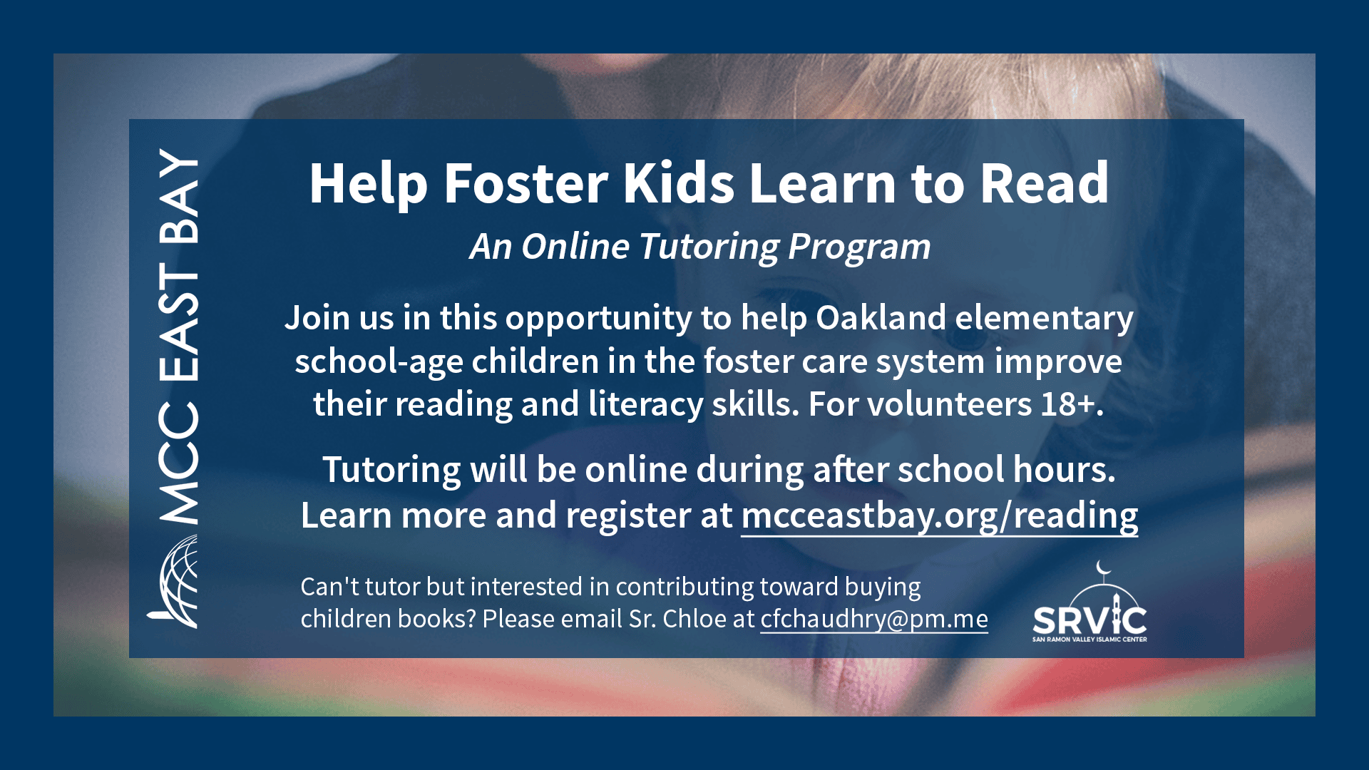 Tutor Foster Youth in Oakland MCC East Bay