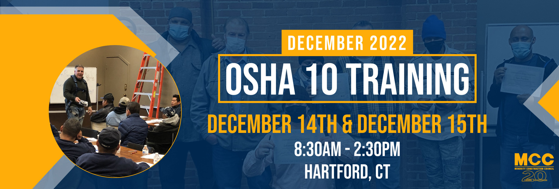 OSHA 10 Training December 2022 (Day 1) Minority Construction Council