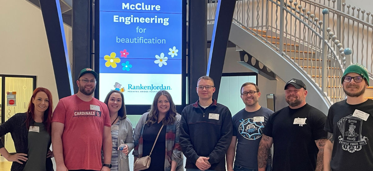 Earth Day Beautification at Ranken Jordan McClure Engineering St