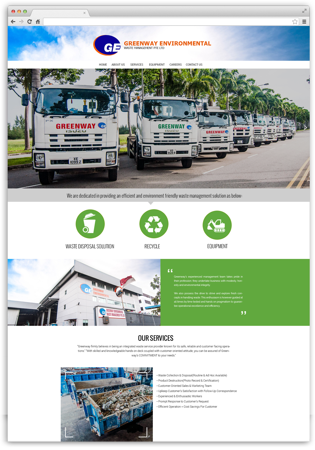 Greenway Environmental Waste Management McCoy Bespoke