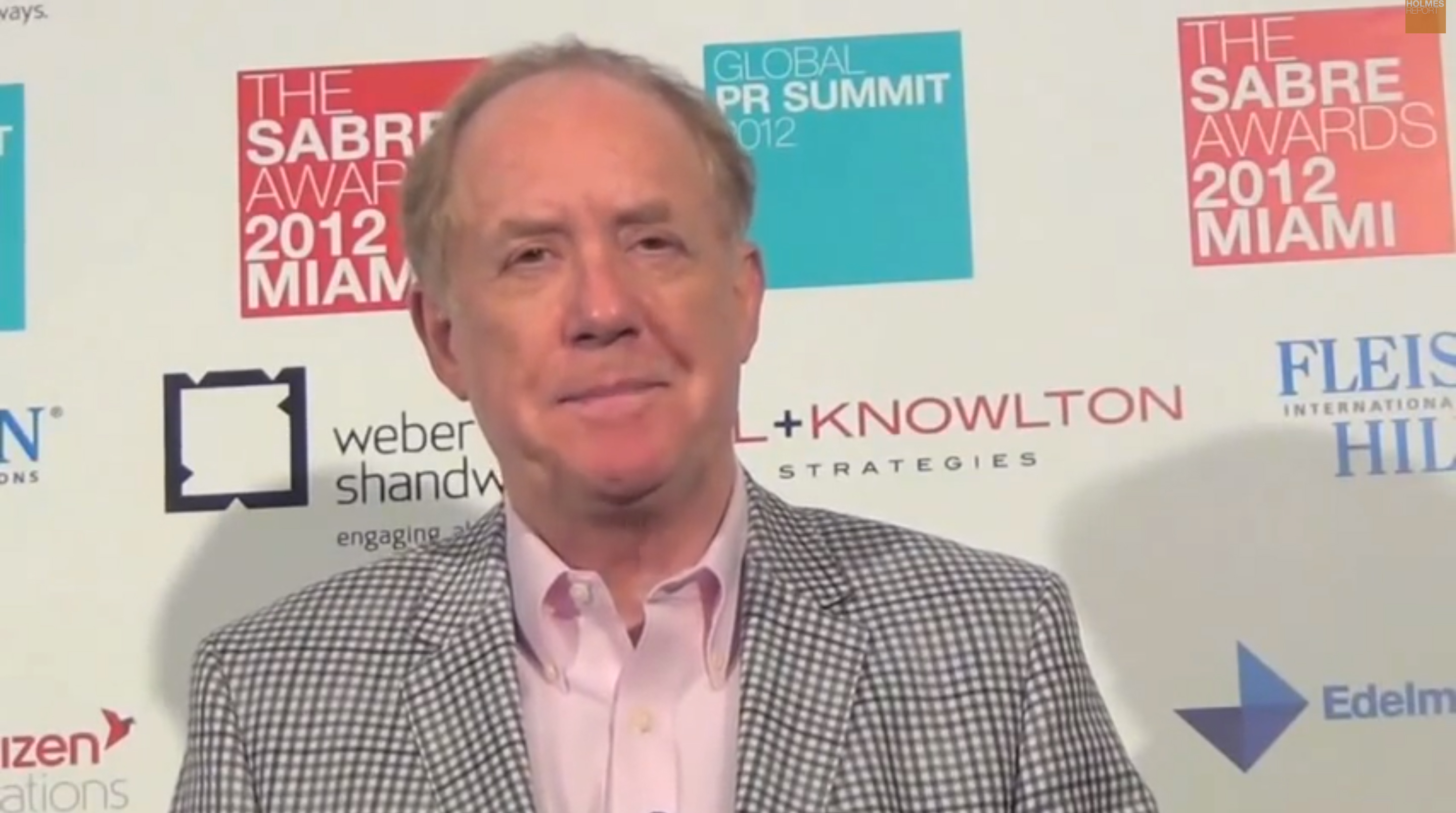 Keith McCracken interviewed at Holmes Global PR Summit McCracken