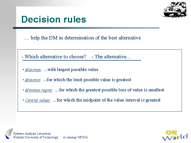 Decision rules