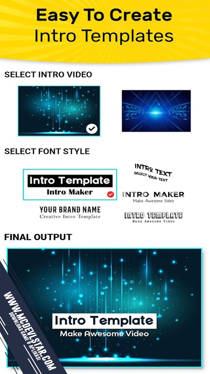 Intro Maker Mod Android McDevilStar