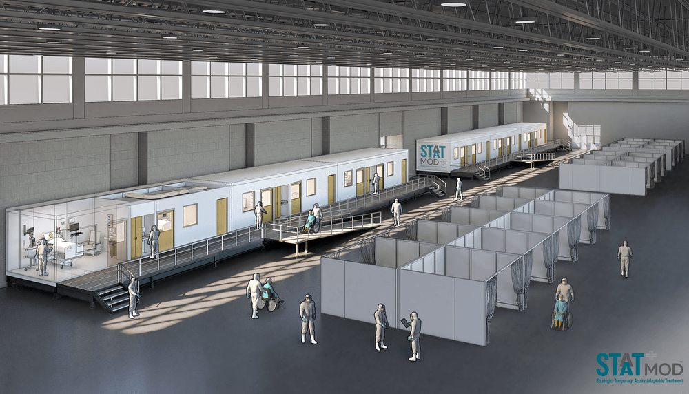 New Modular Construction Solution Addresses COVID19 Hospital Bed