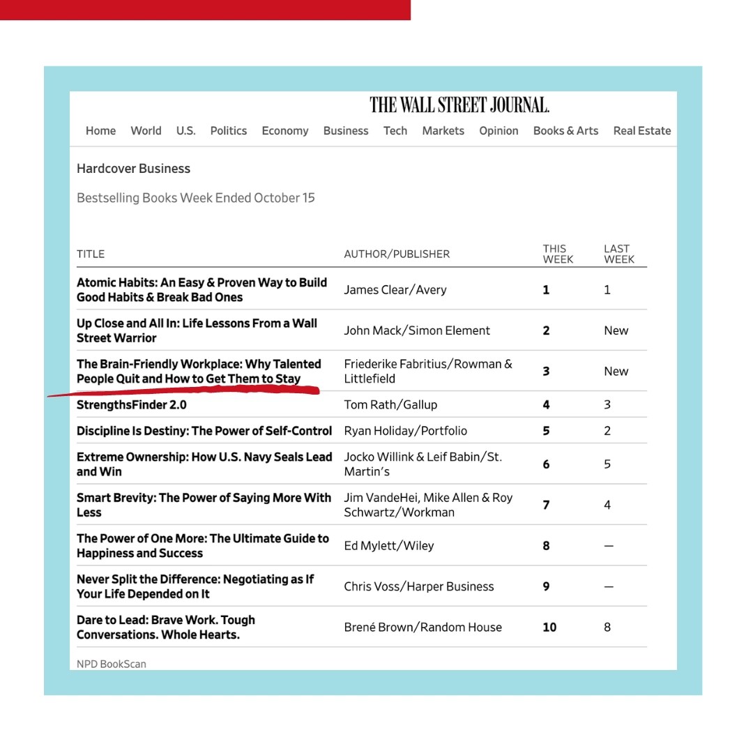 Neuroscientist, Wall Street Journal BestSelling Author, Friederike