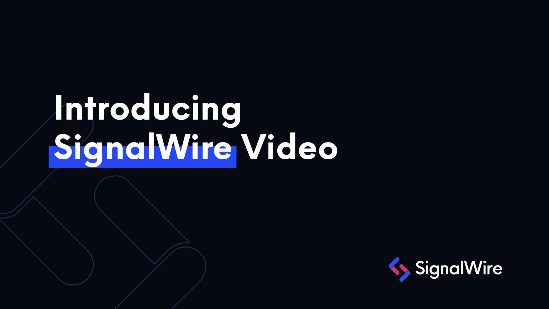 Introducing the SignalWire Video SDK SignalWire