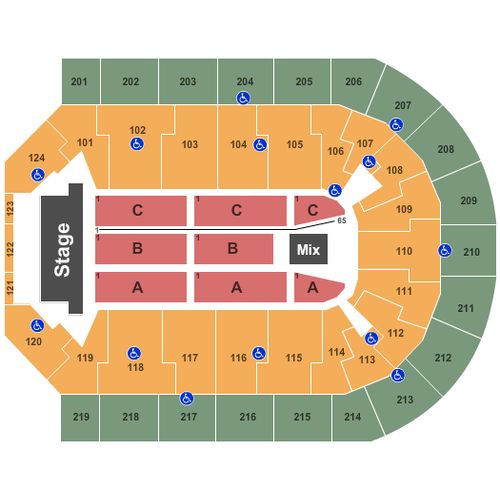 Denny Sanford Premier Center Tickets, Seating Charts and Schedule in