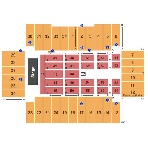Fargodome Tickets, Seating Charts and Schedule in Fargo ND at StubPass!