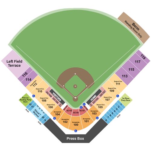 MGM Park Tickets, Seating Charts and Schedule in Biloxi MS at StubPass!