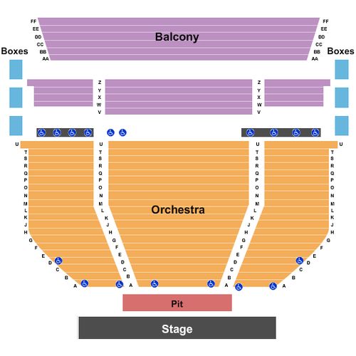 Lincoln Theater at Napa Valley Performing Arts Center Tickets, Seating