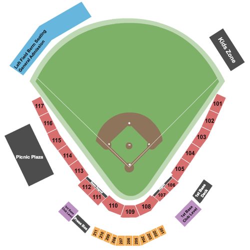 Crushers Stadium Tickets, Seating Charts and Schedule in Avon OH at