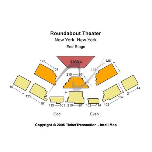 Roundabout Theatre Tickets, Seating Charts and Schedule in New York NY