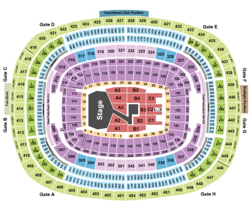 Fedex Field Tickets in Landover Maryland, Fedex Field Seating Charts
