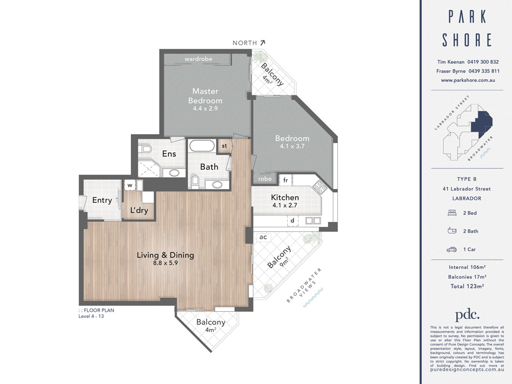 2 & 3 Bed Labrador Apartments For Sale PARK SHORE Gold Coast