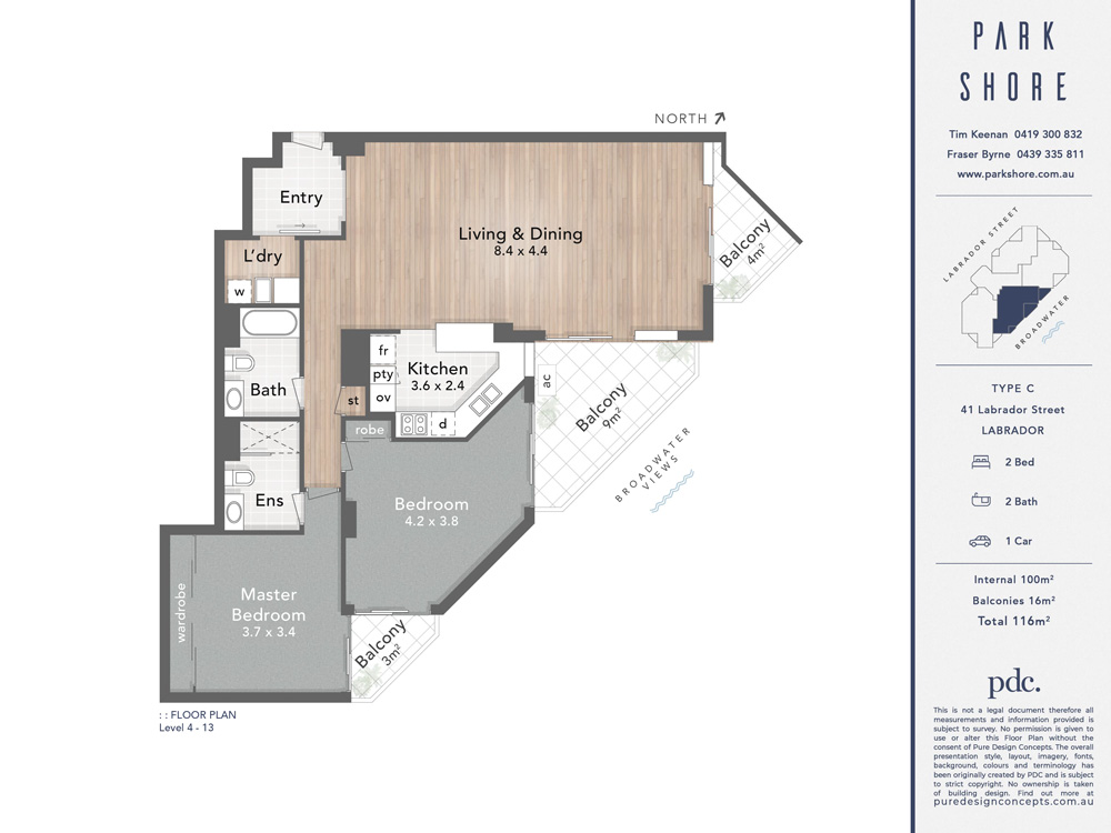 2 & 3 Bed Labrador Apartments For Sale PARK SHORE Gold Coast