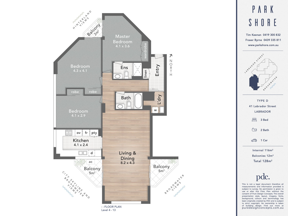 2 & 3 Bed Labrador Apartments For Sale PARK SHORE Gold Coast