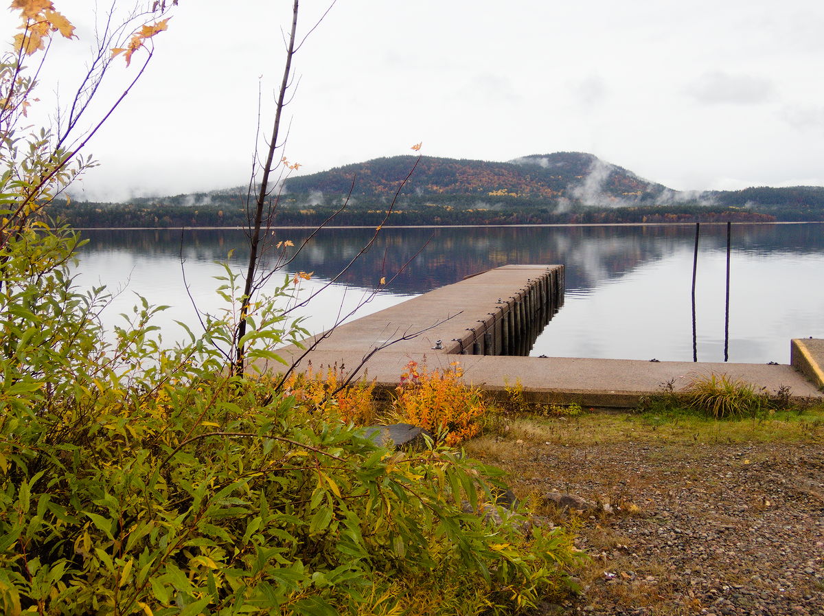 Fall Deep River Waterfront and Rapides des Joachims