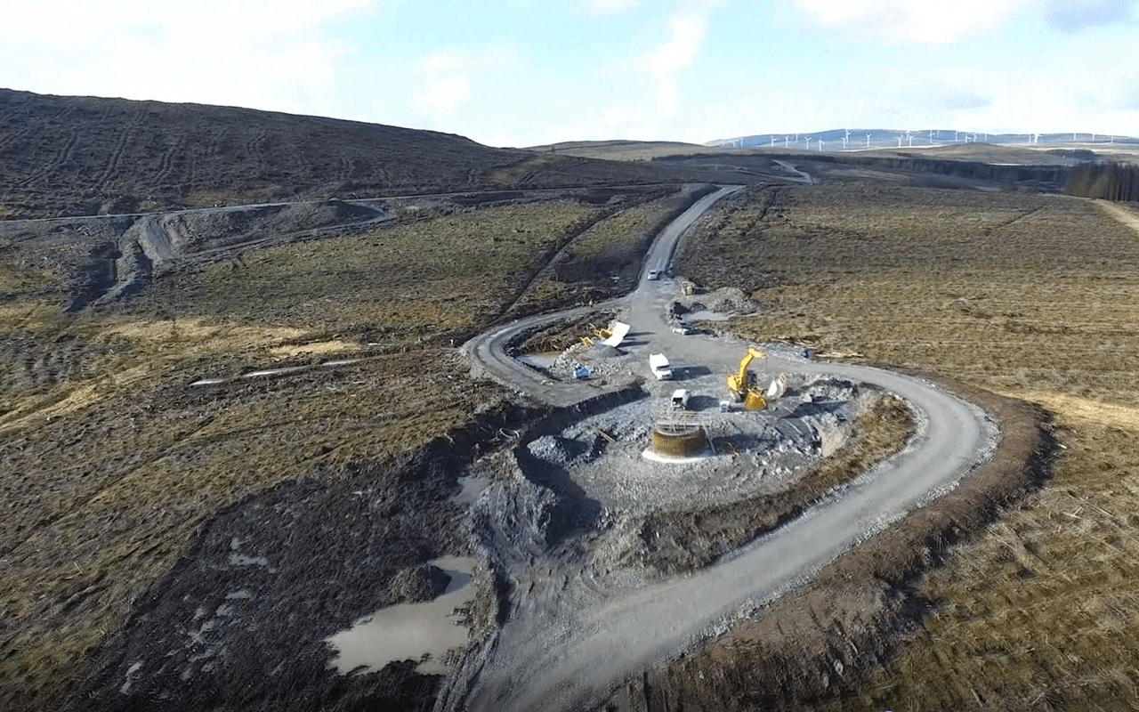 Killgallioch Windfarm, Barrhill, South Ayrshire, Scotland McFadden
