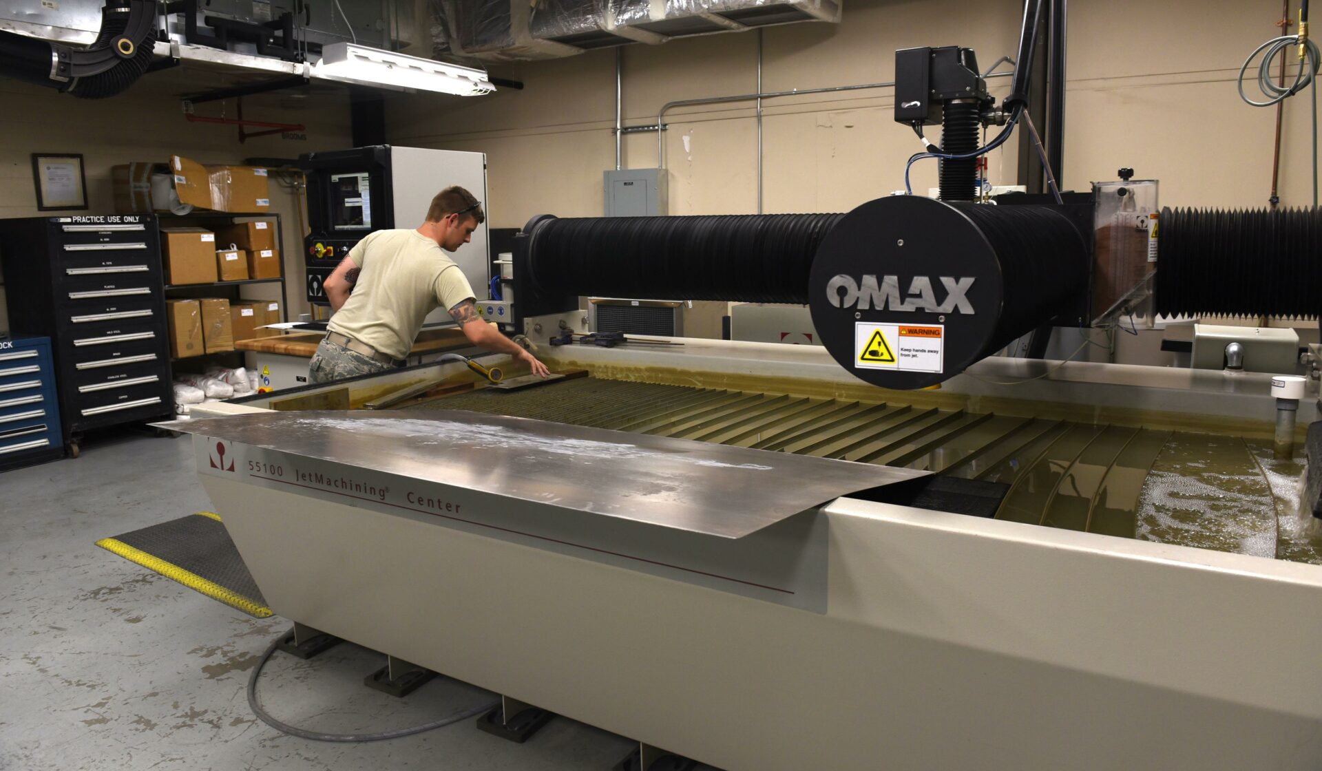 CNC Waterjet Cutting Mcfarland Machine & Engineering LLC