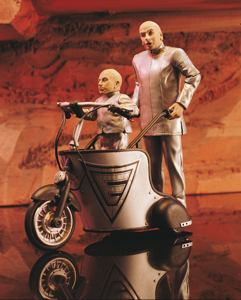 Dr. Evil and MiniMe with Mini Mobile