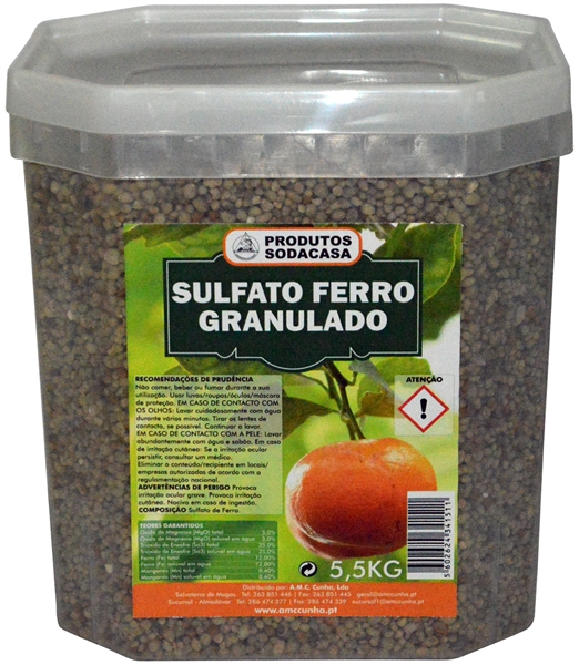 Sulfato ferro 5kg MCGAD