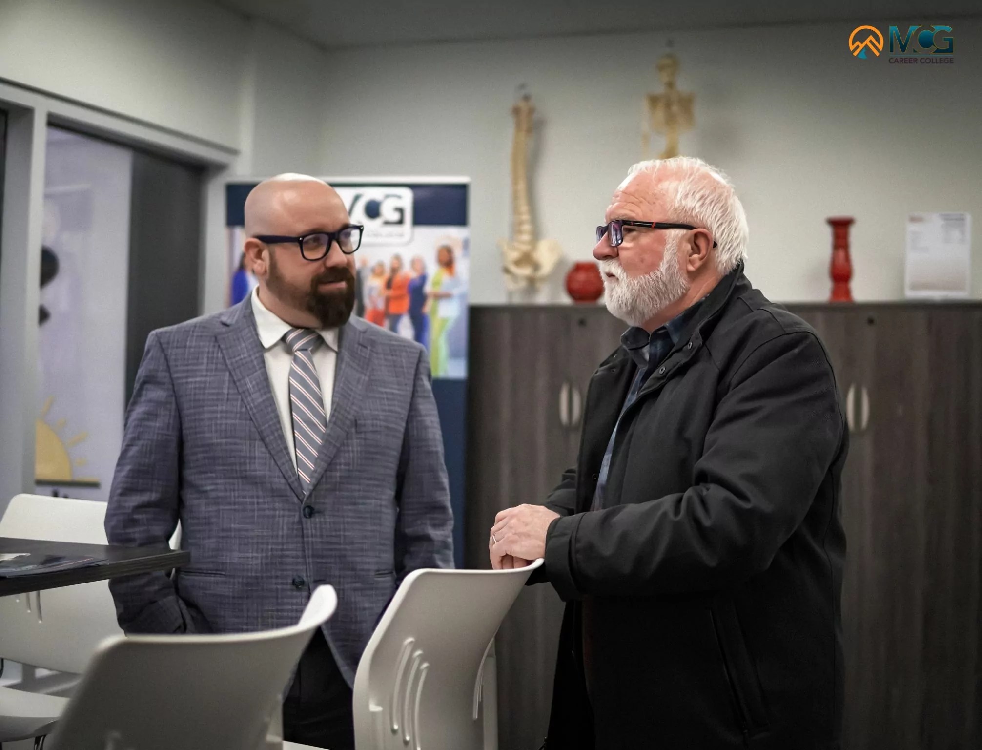 Mayor Ken Johnston visits MCG College Red Deer MCG Career College