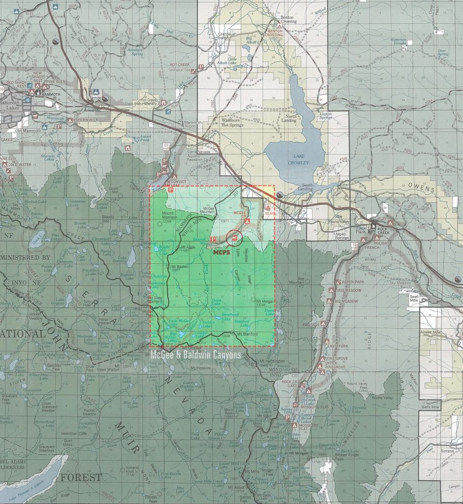 MAPS McGee Creek Pack Station