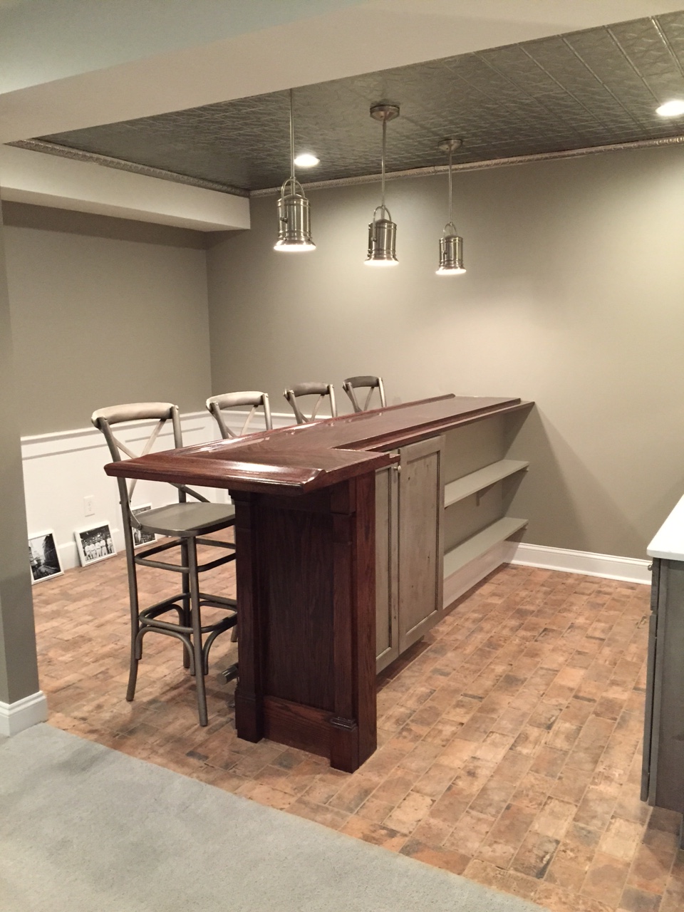 Malvern basement renovation with playroom McGonigle