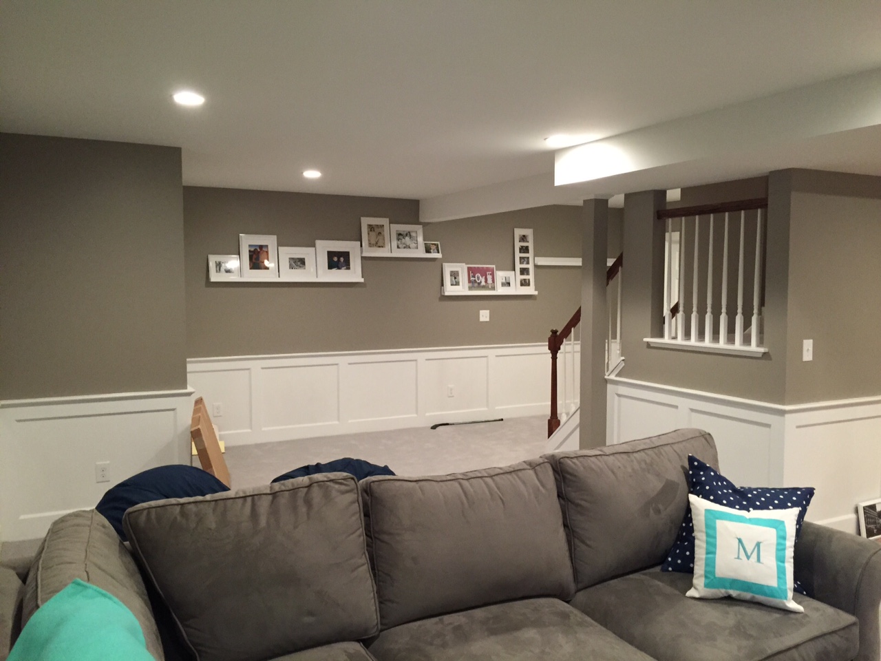 Malvern basement renovation with playroom McGonigle