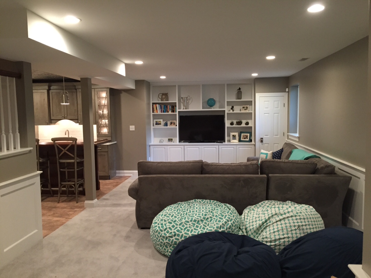 Malvern basement renovation with playroom McGonigle