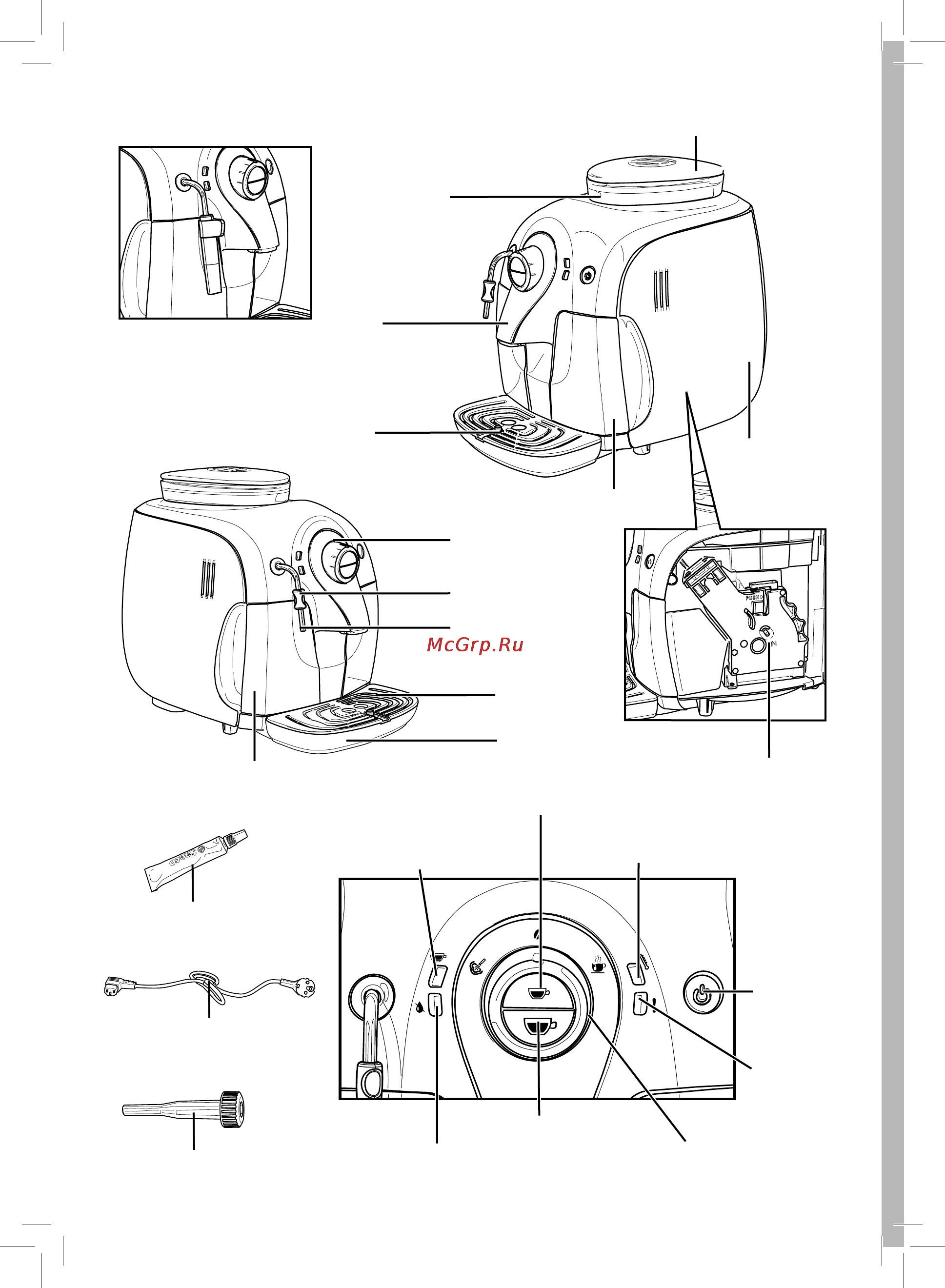 Philips Saeco HD8745/19 Инструкция по эксплуатации онлайн [5/16] 32713