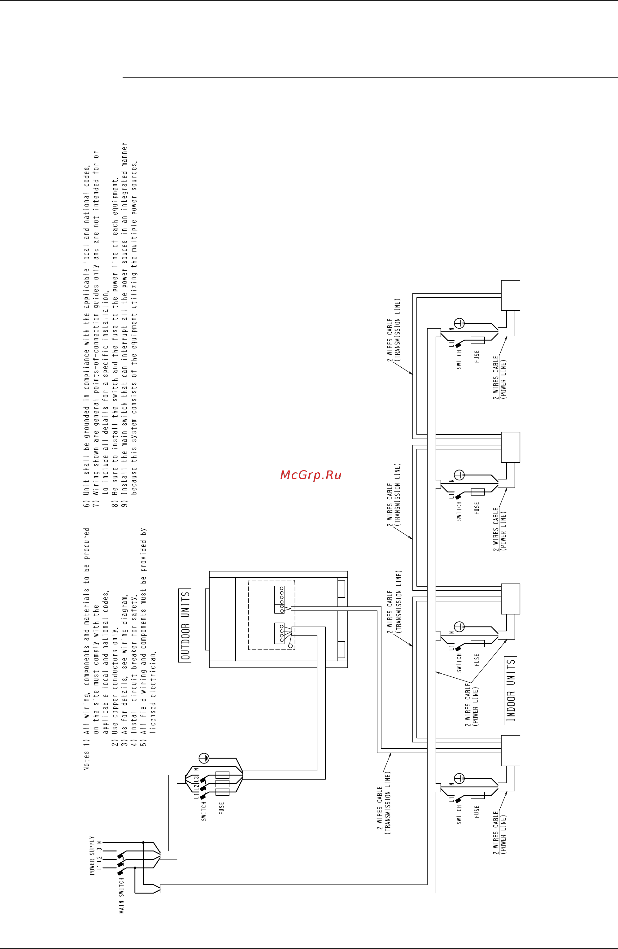 Daikin FXYD40KAVE [216/254] Field wiring