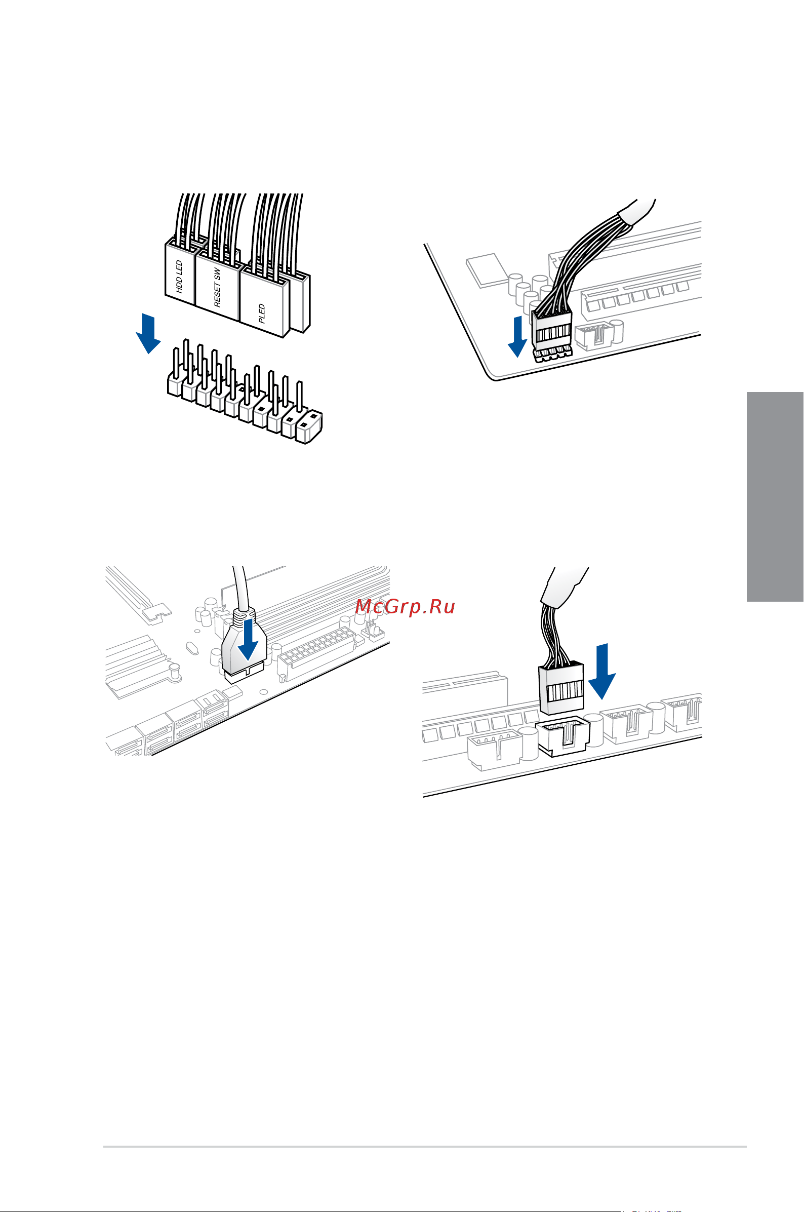 Asus ROG STRIX B450E GAMING [45/92] Front i o connector