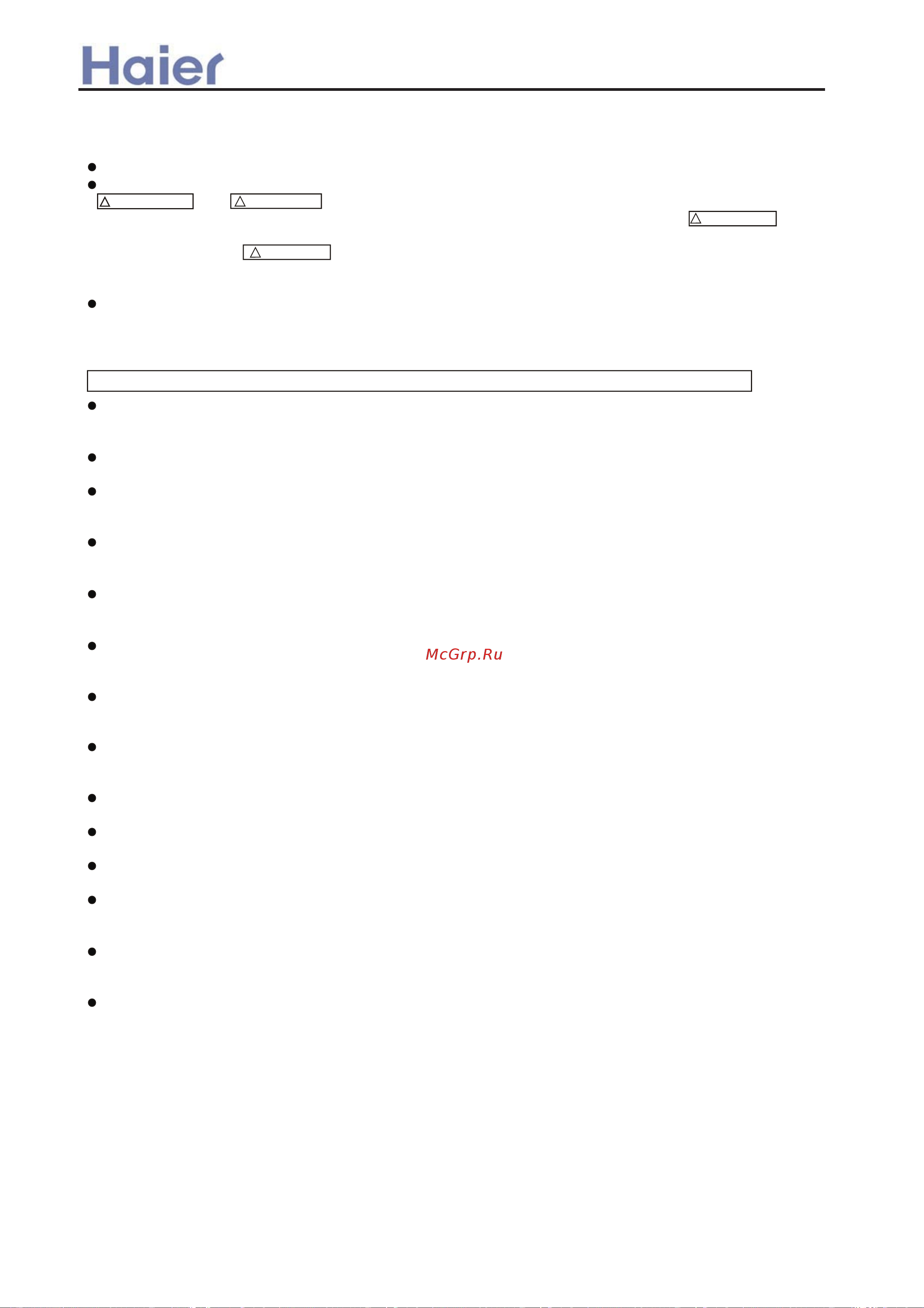 Haier AB242ACERA [206/408] Installation