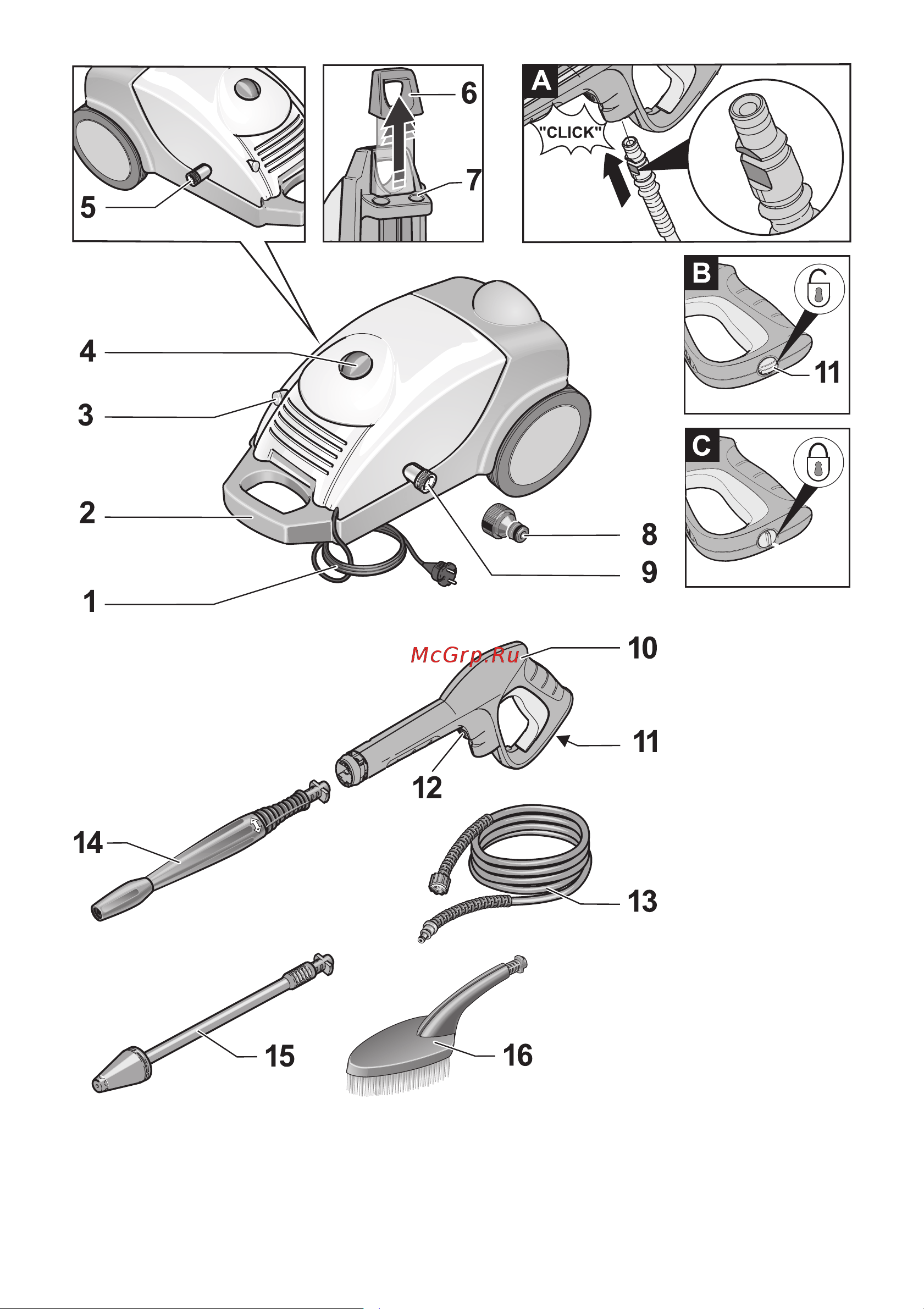 Karcher K 5 20 Руководство по эксплуатации онлайн [2/36] 695750