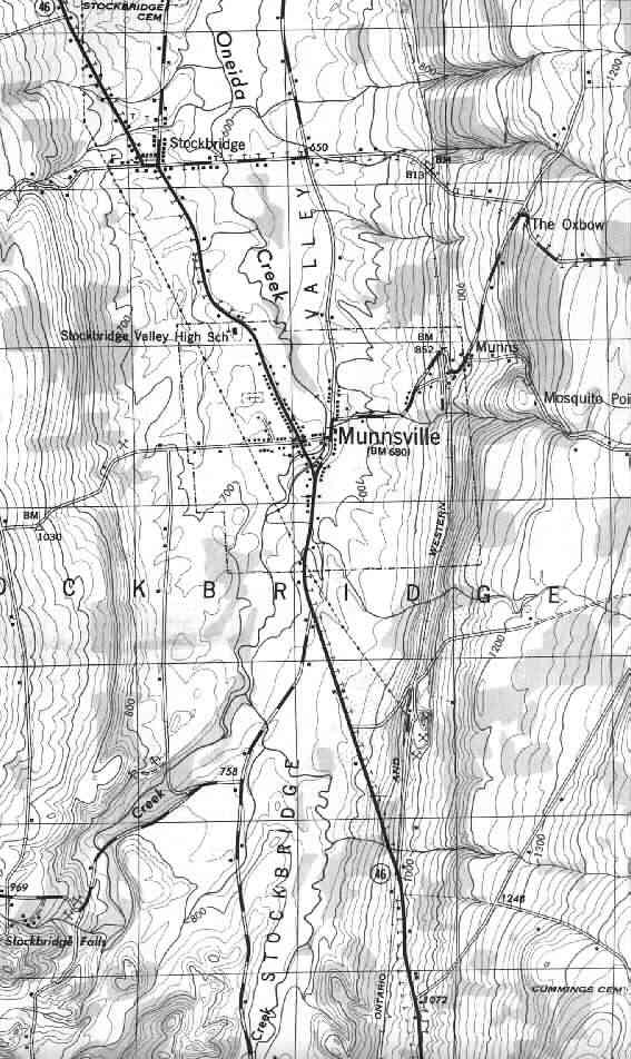 Town of Stockbridge Map