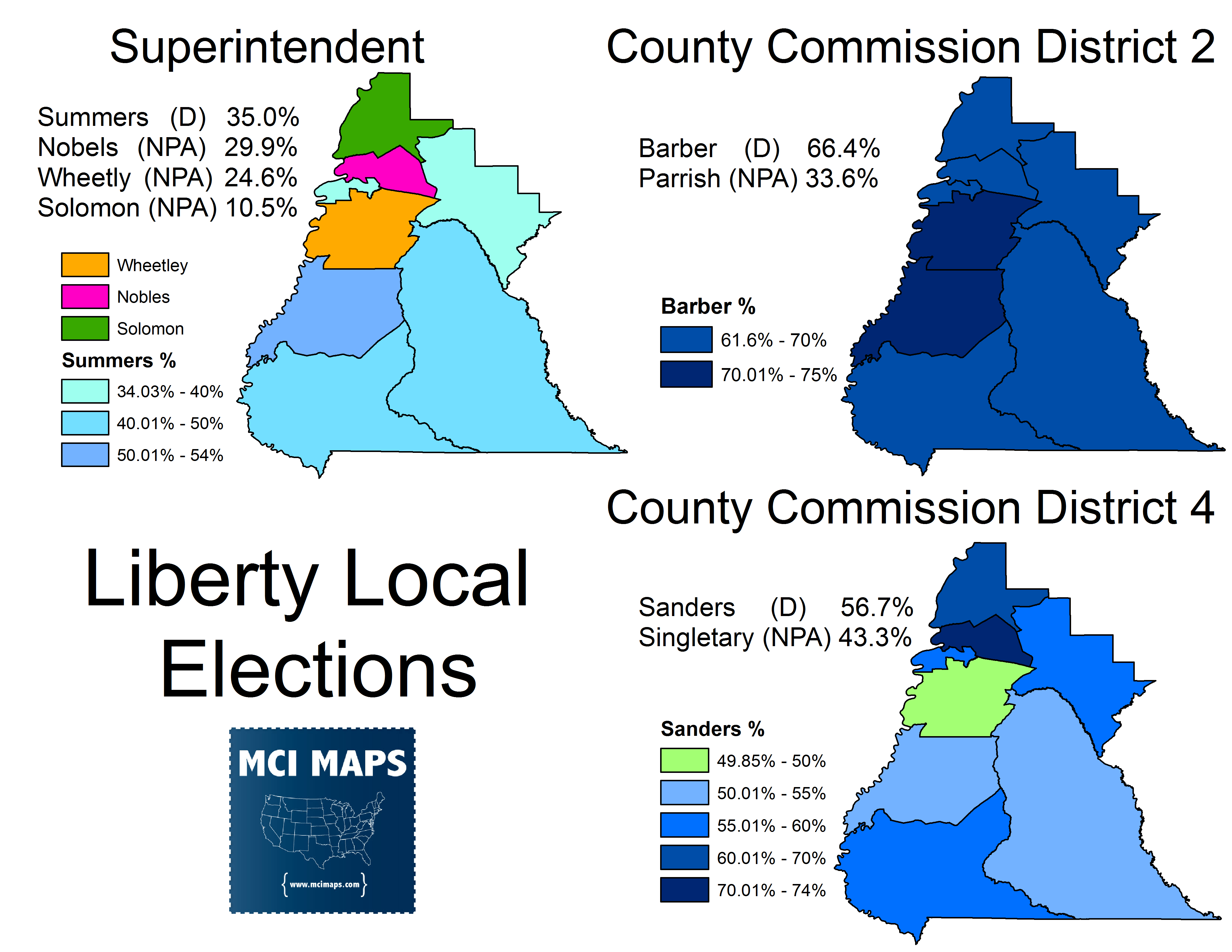 How Florida Democrats fared in 2014′s Local Elections MCI Maps