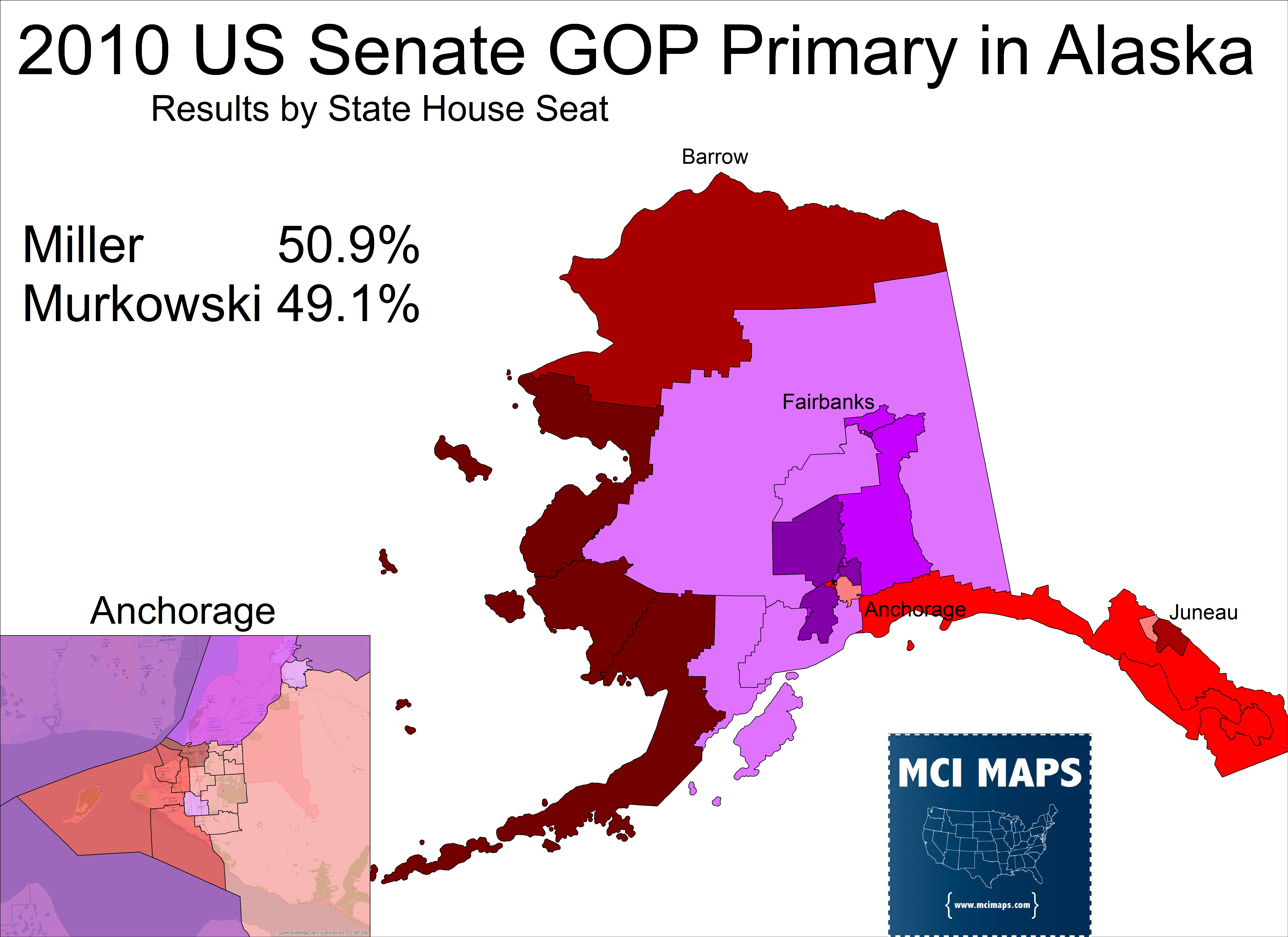 Lisa Murkowski’s Electoral Coalition MCI Maps Election Data Analyst
