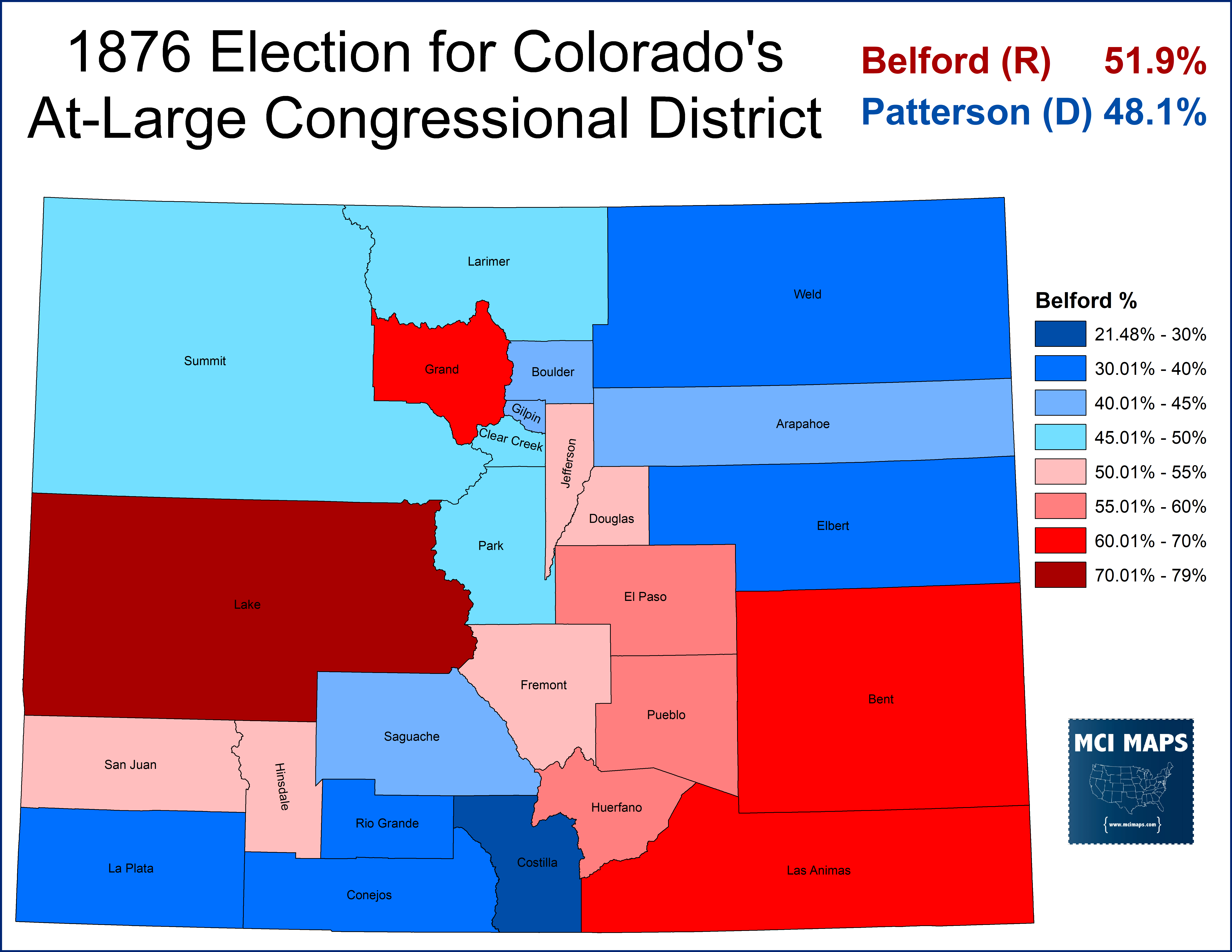 Five Rural Counties are Seceding from Colorado MCI Maps Election