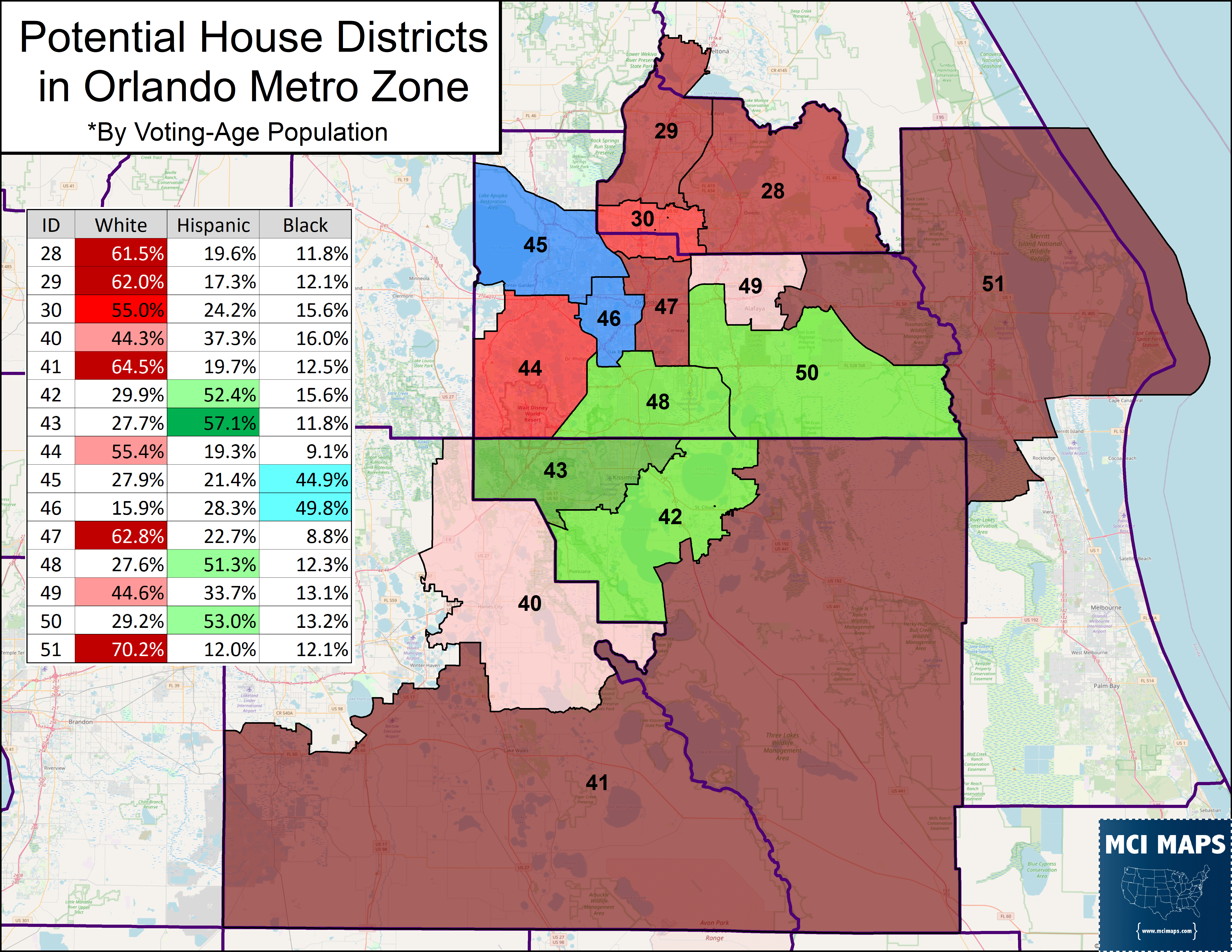 Florida Redistricting Tour #2: The Orlando Metro State House - MCI 