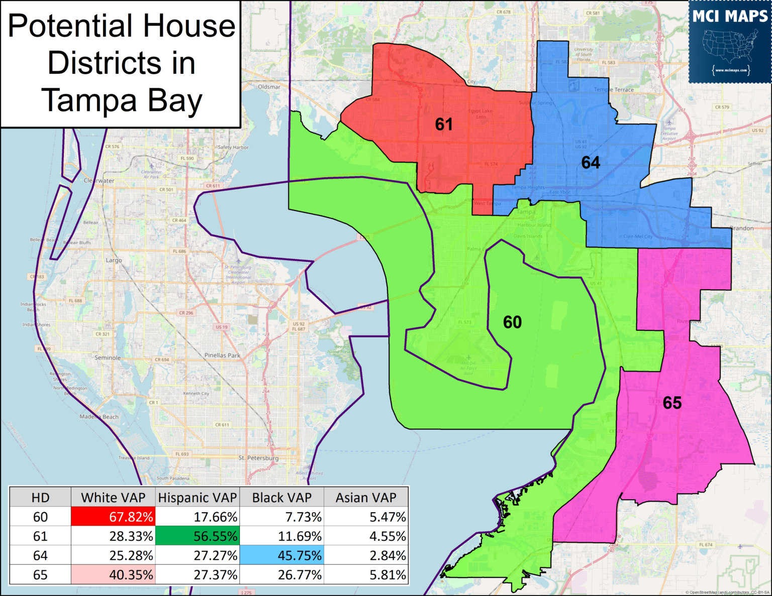 Florida Redistricting Tour 4 State House Districts in the Tampa Bay