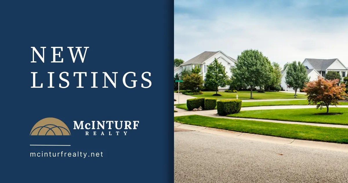 New Listings McInturf Realty