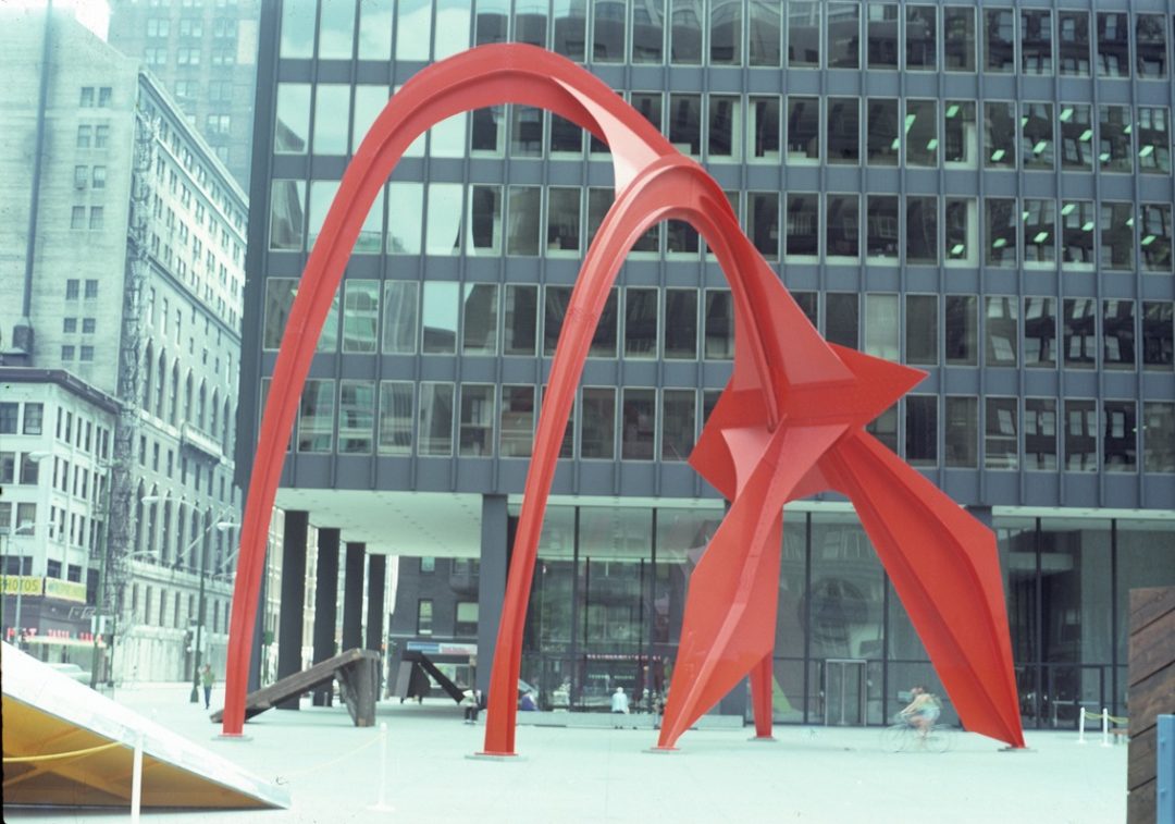 Exclusive Early Images Of Calder Outdoor Painted Sculpture
