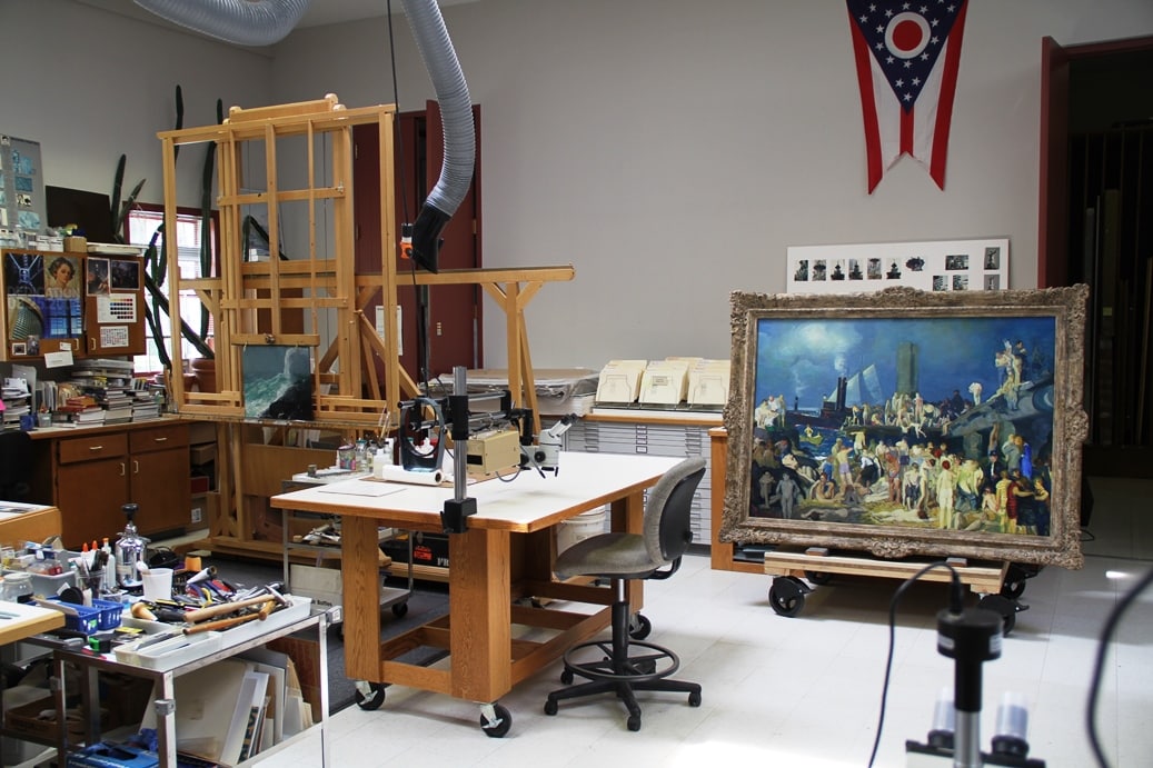 Ohio Conservation Center Views of McKay Lodge Fine Arts Conservation