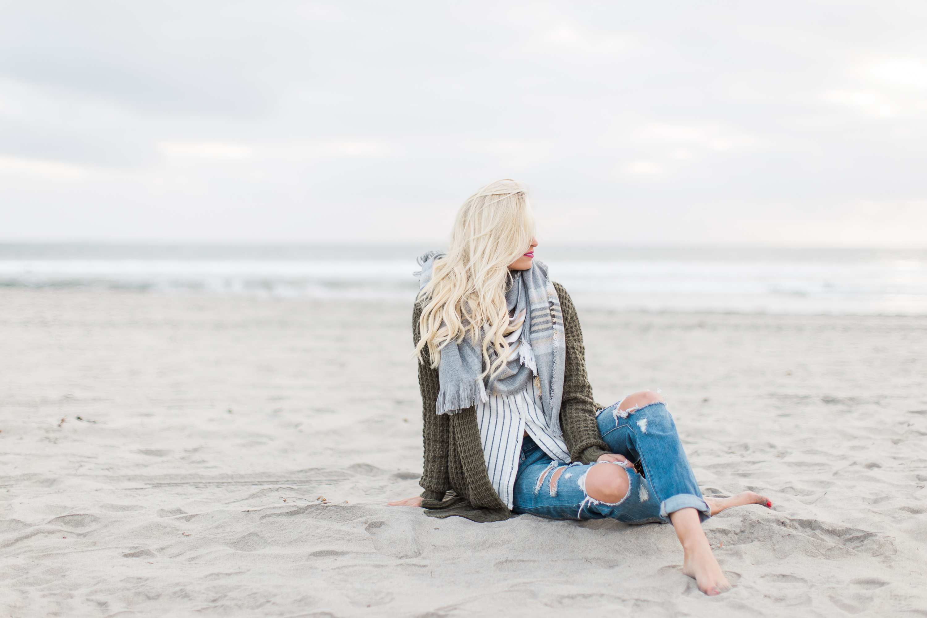 Winter Beach Style in Southern California McKenna Bleu