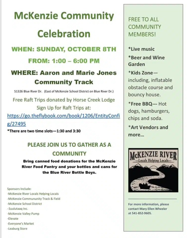 McKenzie River Community Festival McKenzie Community Partners