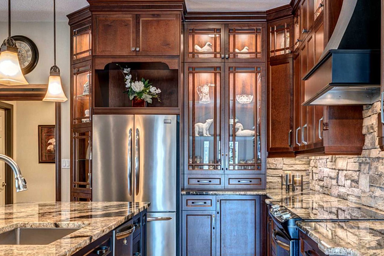 Give your fridge that custom built look! McKerlie Kitchen & Bath