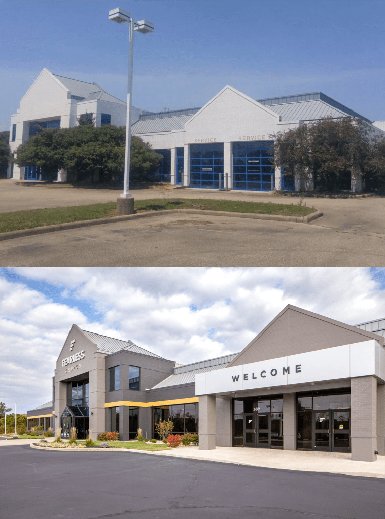 Thinking Outside the Box Store Converting an Old Car Dealership into a