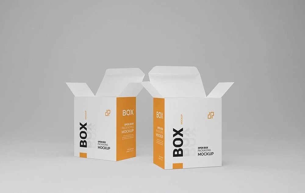 PSD Open Box Packaging Mockup