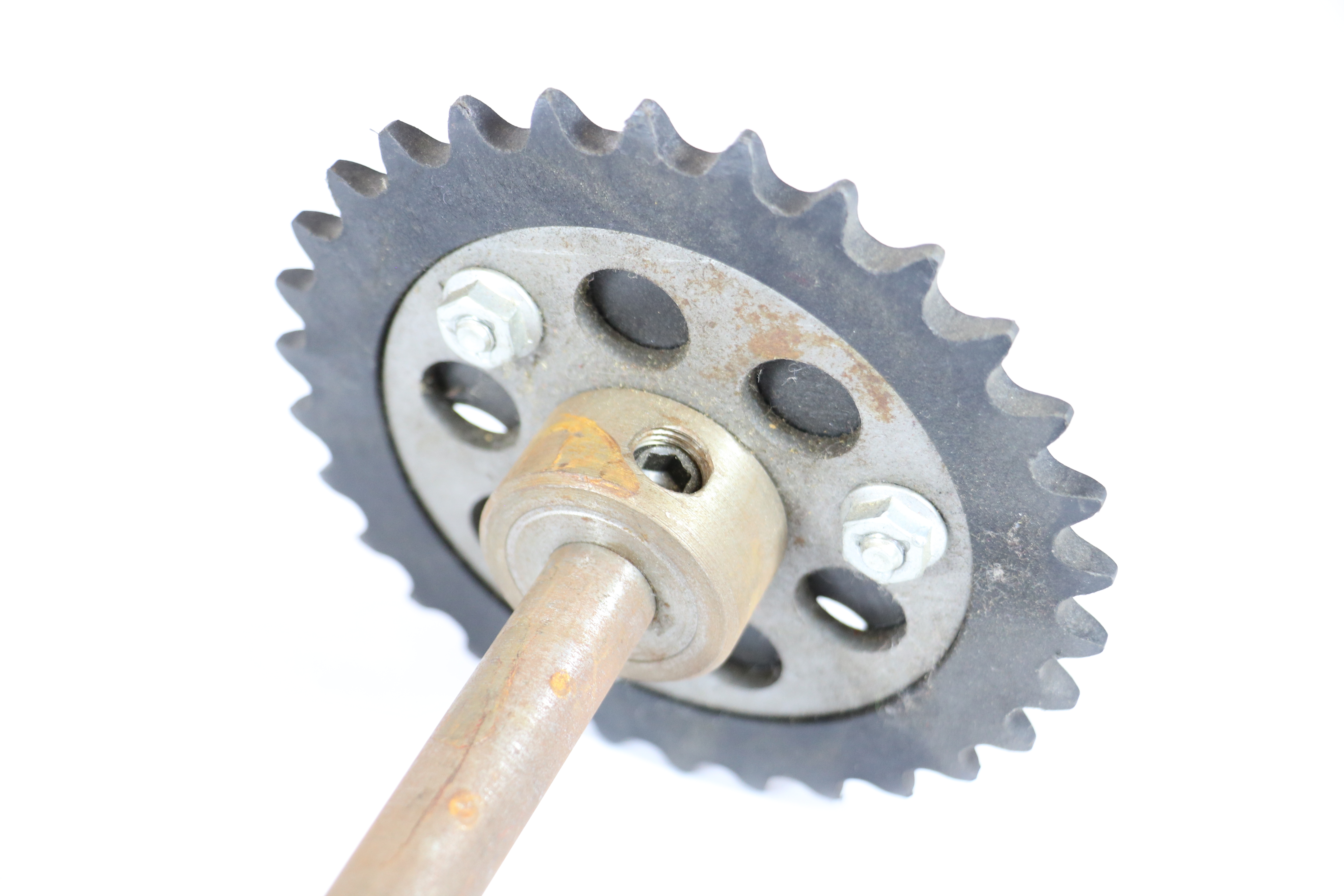 SPROCKET & DRIVE SHAFT ASSY 9/88 McLane Mowers Made in USA since 1946